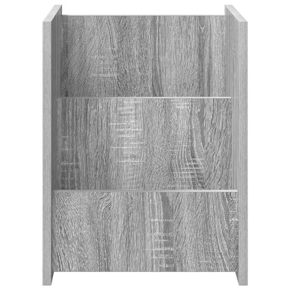 Magazine Rack Grey Sonoma 35 x 35 x 45 cm Engineered Wood
