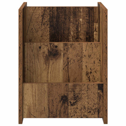 Magazine Rack Old Wood 35 x 35 x 45 cm Engineered Wood
