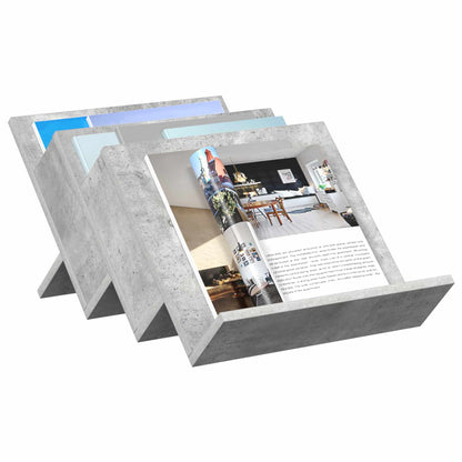 Magazine Rack Concerte Grey 53 x 40 x 28.5 cm Engineered Wood