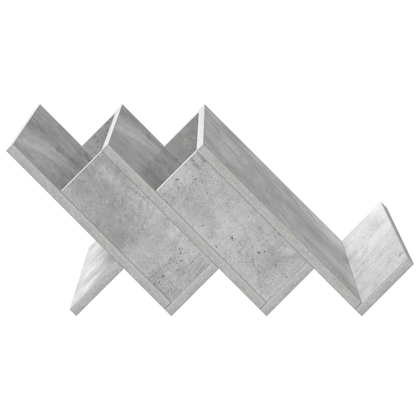 Magazine Rack Concerte Grey 53 x 40 x 28.5 cm Engineered Wood