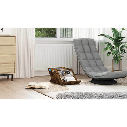 Magazine Rack Smoked Oak 53 x 40 x 28.5 cm Engineered Wood