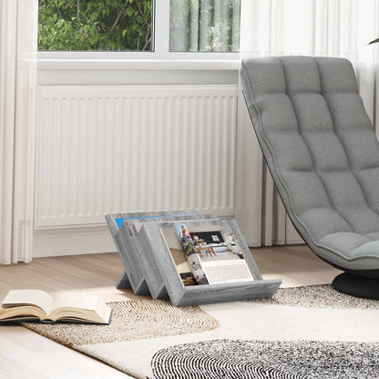 Magazine Rack Grey Sonoma 53 x 40 x 28.5 cm Engineered Wood