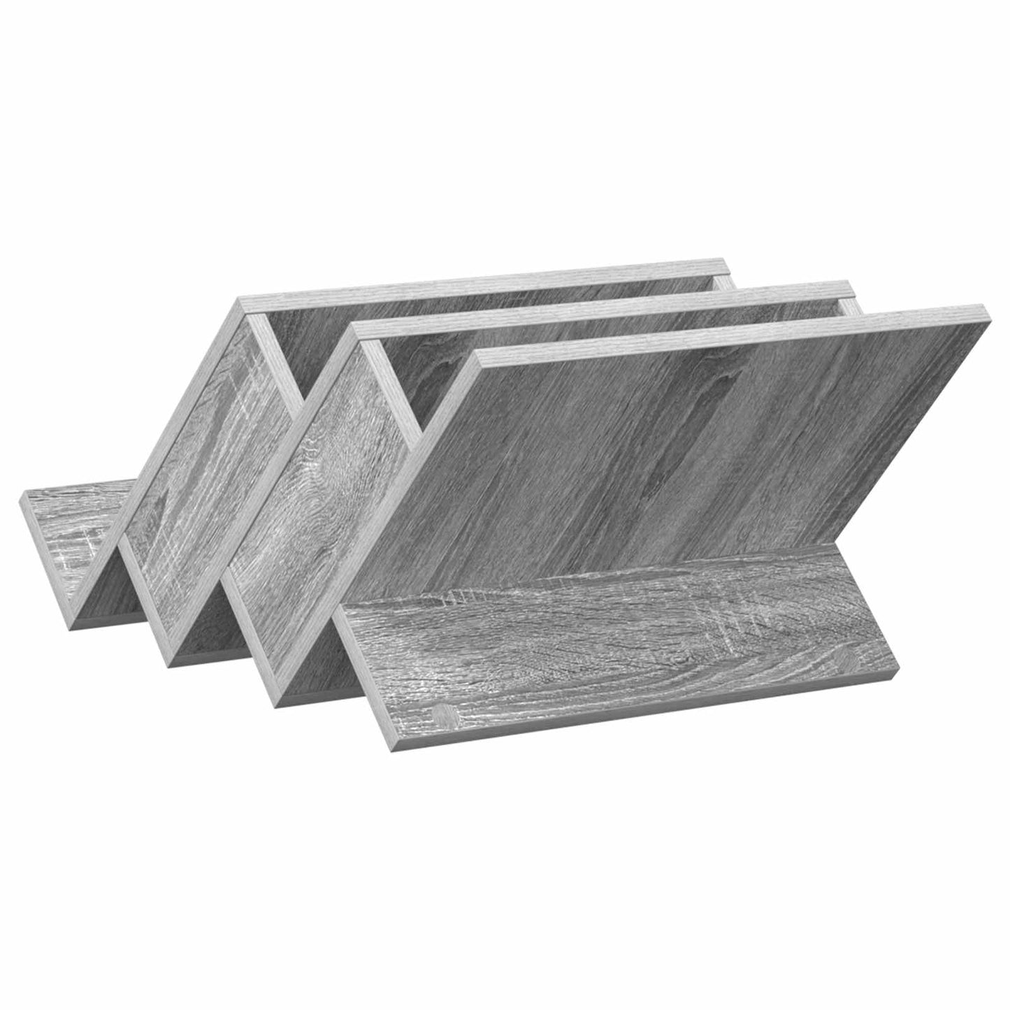 Magazine Rack Grey Sonoma 53 x 40 x 28.5 cm Engineered Wood