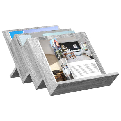 Magazine Rack Grey Sonoma 53 x 40 x 28.5 cm Engineered Wood