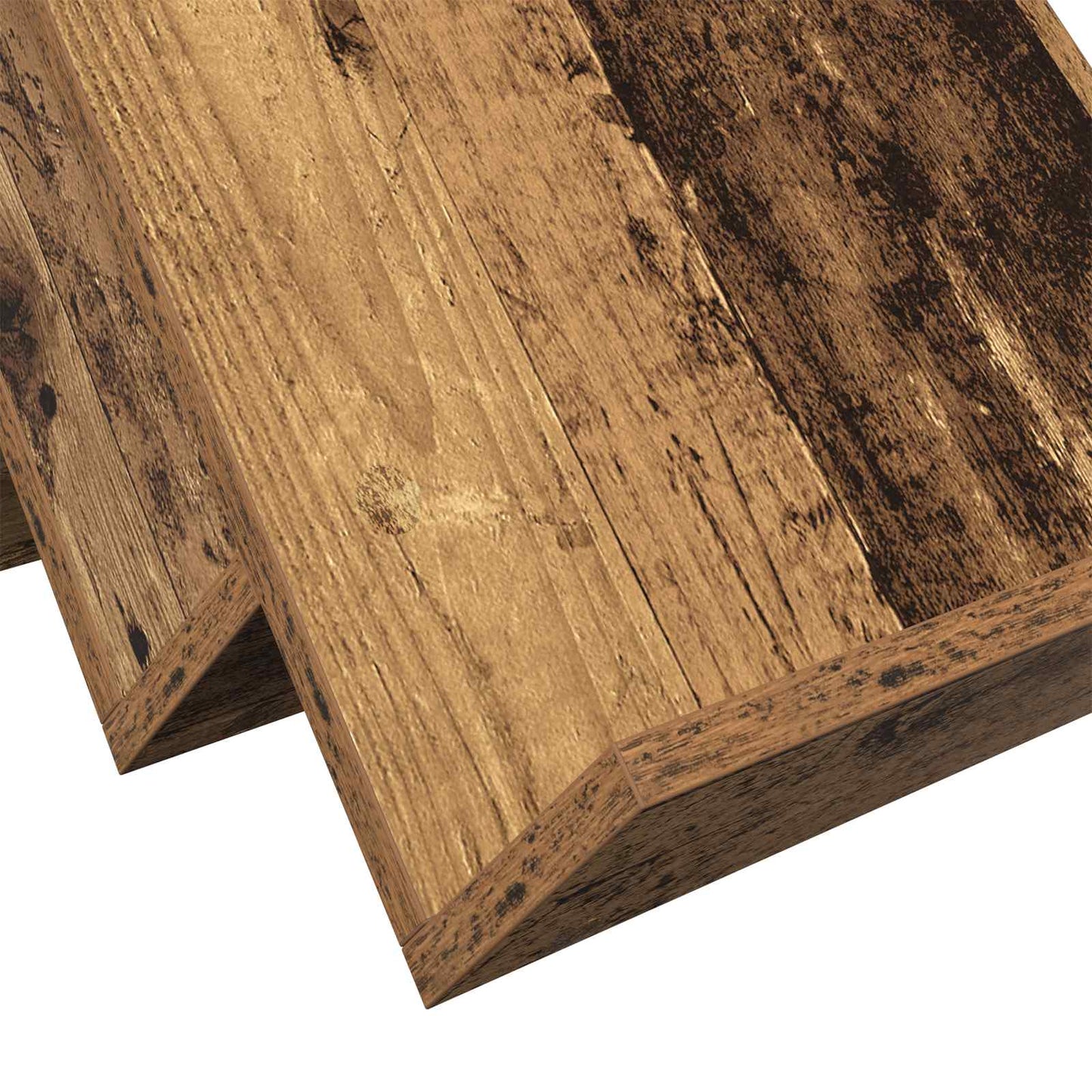 Magazine Rack Old Wood 53 x 40 x 28.5 cm Engineered Wood