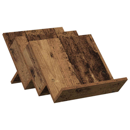 Magazine Rack Old Wood 53 x 40 x 28.5 cm Engineered Wood