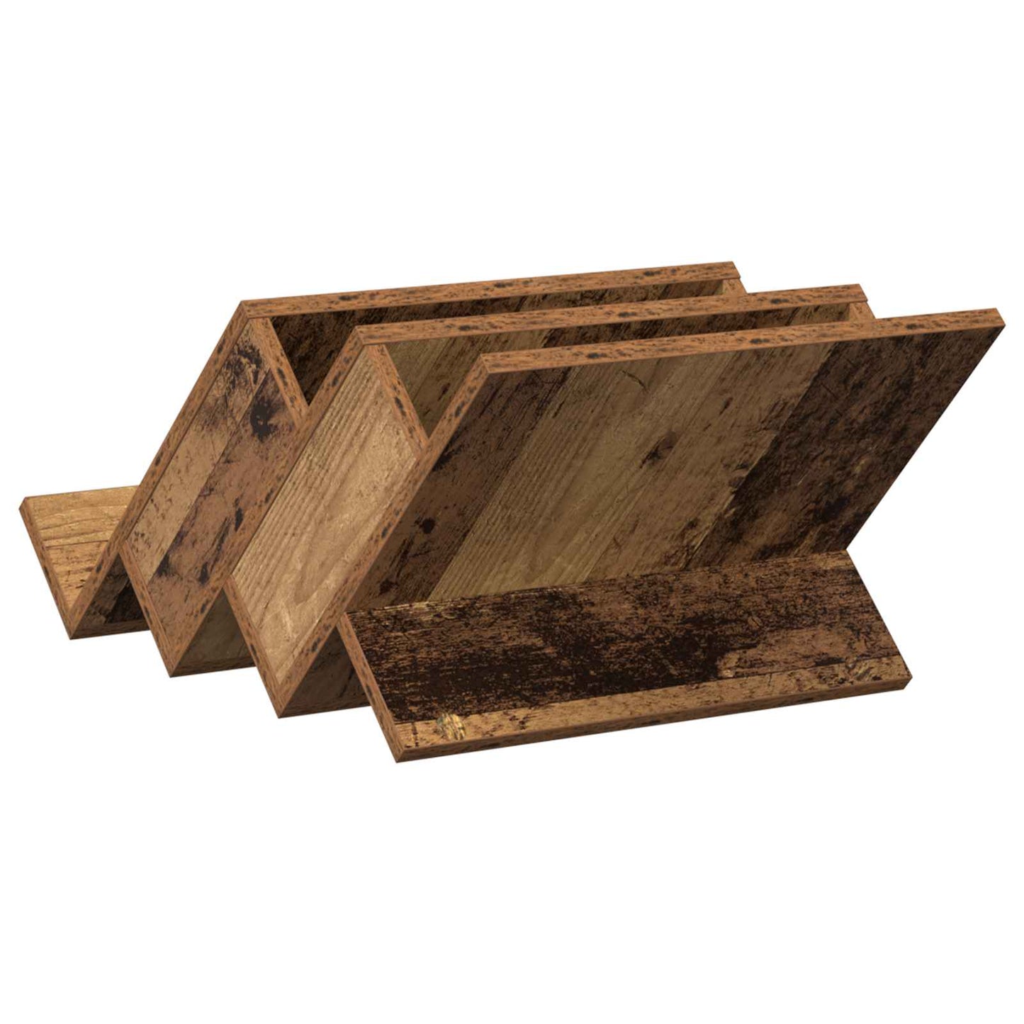 Magazine Rack Old Wood 53 x 40 x 28.5 cm Engineered Wood