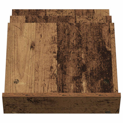 Magazine Rack Old Wood 53 x 40 x 28.5 cm Engineered Wood