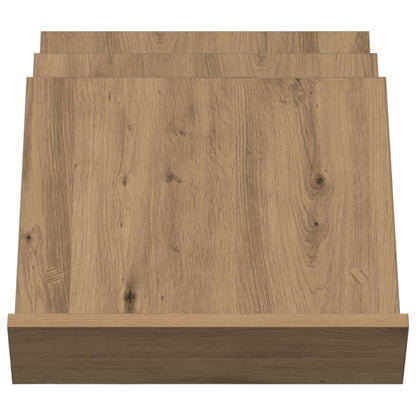 Magazine Rack Artisan Oak 53 x 40 x 28.5 cm Engineered Wood