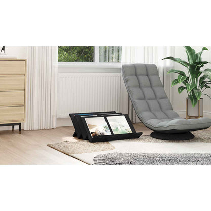 Magazine Rack Black Oak 65 x 53 x 28.5 cm Engineered Wood