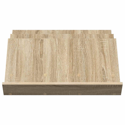 Magazine Rack Sonoma Oak 65 x 53 x 28.5 cm Engineered Wood