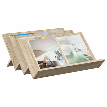 Magazine Rack Sonoma Oak 65 x 53 x 28.5 cm Engineered Wood