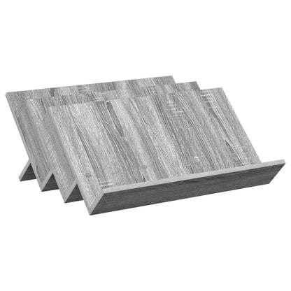 Magazine Rack Grey Sonoma 65 x 53 x 28.5 cm Engineered Wood