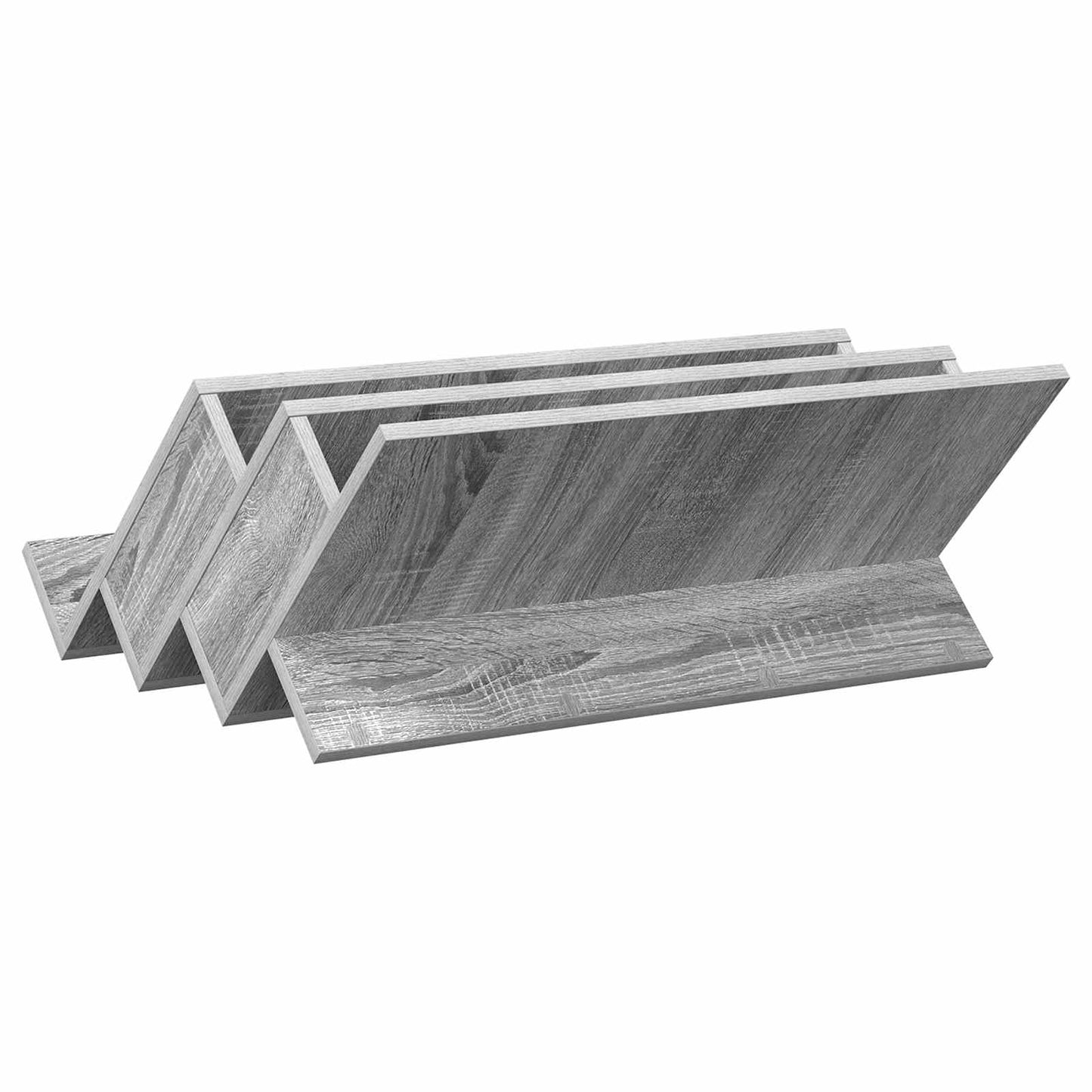 Magazine Rack Grey Sonoma 65 x 53 x 28.5 cm Engineered Wood