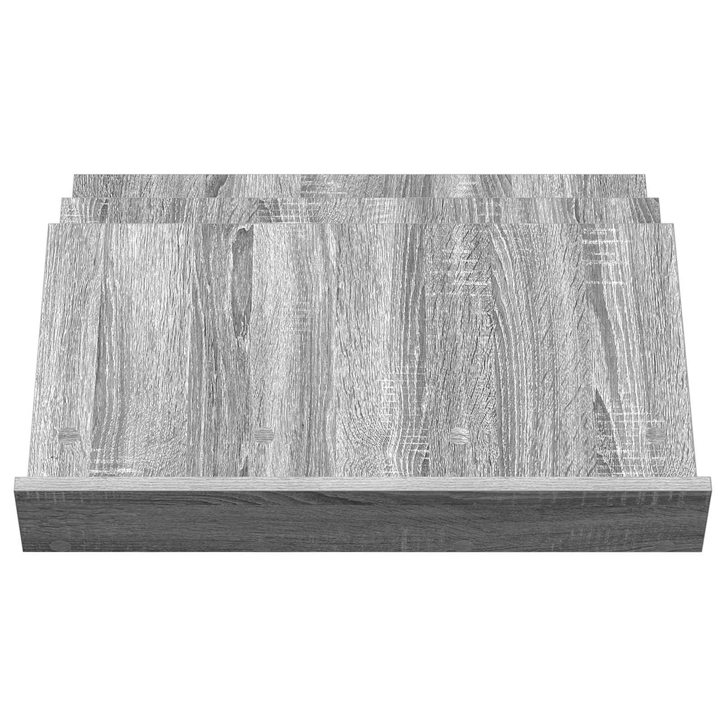 Magazine Rack Grey Sonoma 65 x 53 x 28.5 cm Engineered Wood