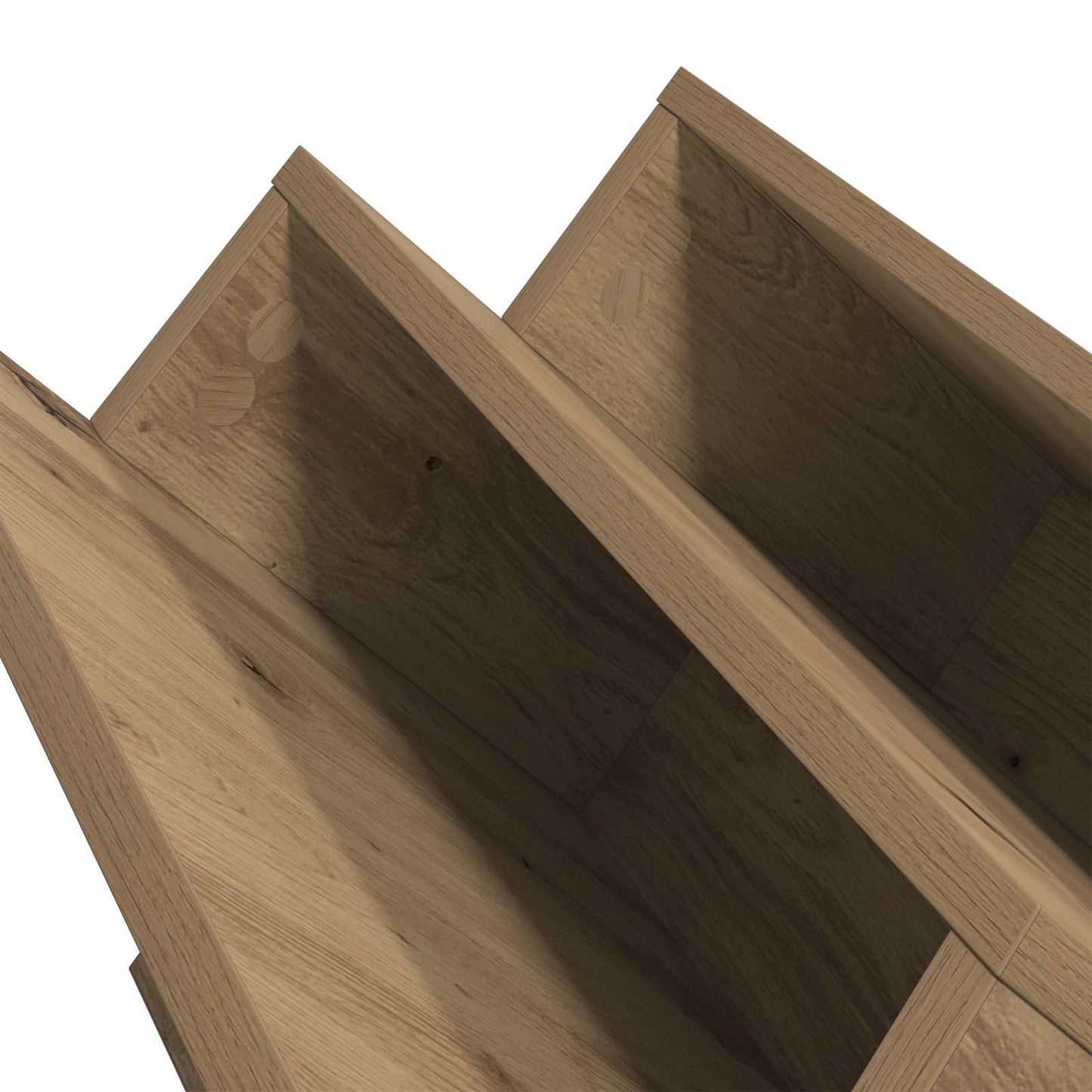 Magazine Rack Artisan Oak 65 x 53 x 28.5 cm Engineered Wood