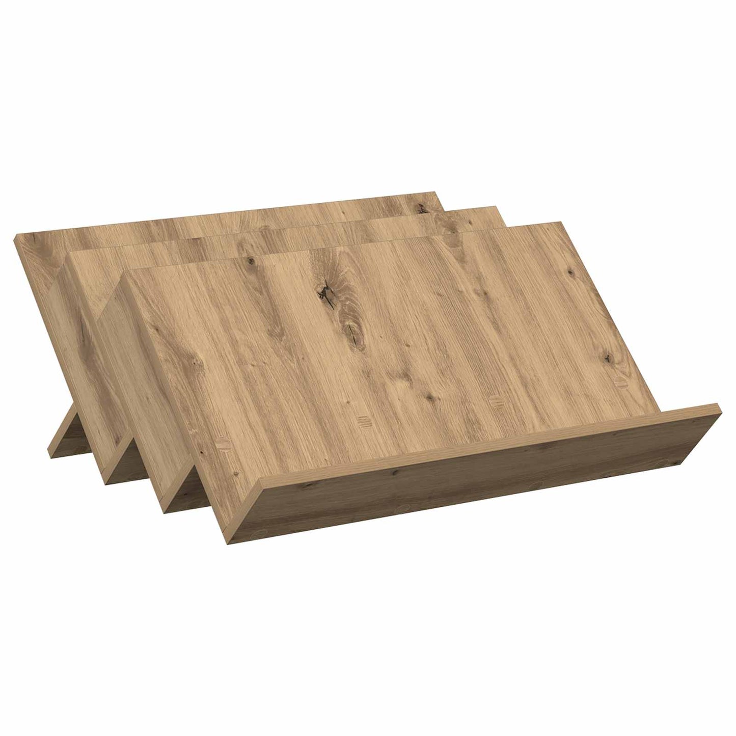 Magazine Rack Artisan Oak 65 x 53 x 28.5 cm Engineered Wood
