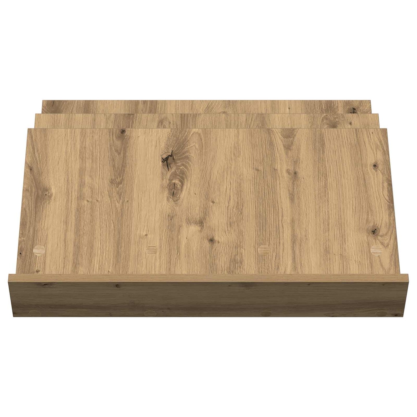 Magazine Rack Artisan Oak 65 x 53 x 28.5 cm Engineered Wood