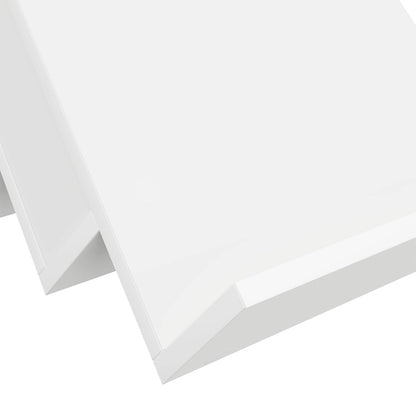 Magazine Rack White 90 x 53 x 28.5 cm Engineered Wood