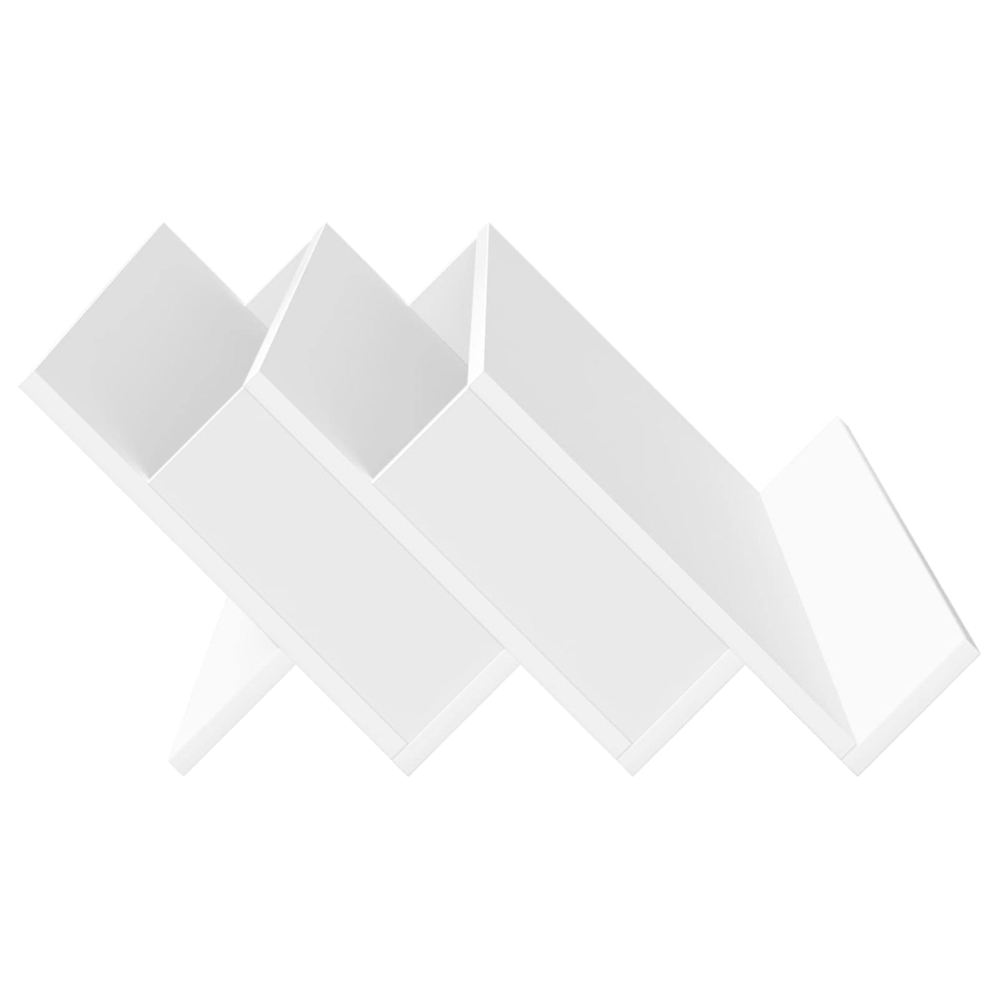 Magazine Rack White 90 x 53 x 28.5 cm Engineered Wood