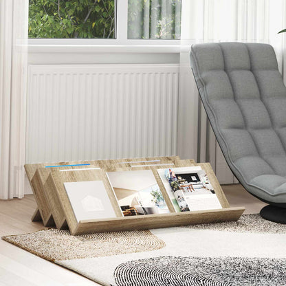 Magazine Rack Sonoma Oak 90 x 53 x 28.5 cm Engineered Wood