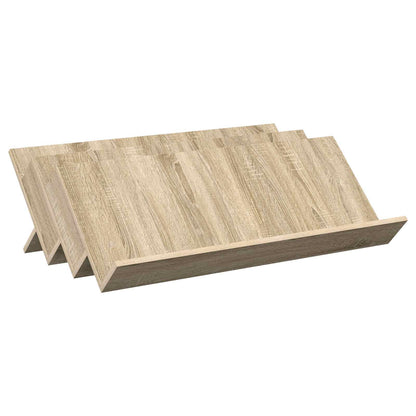 Magazine Rack Sonoma Oak 90 x 53 x 28.5 cm Engineered Wood