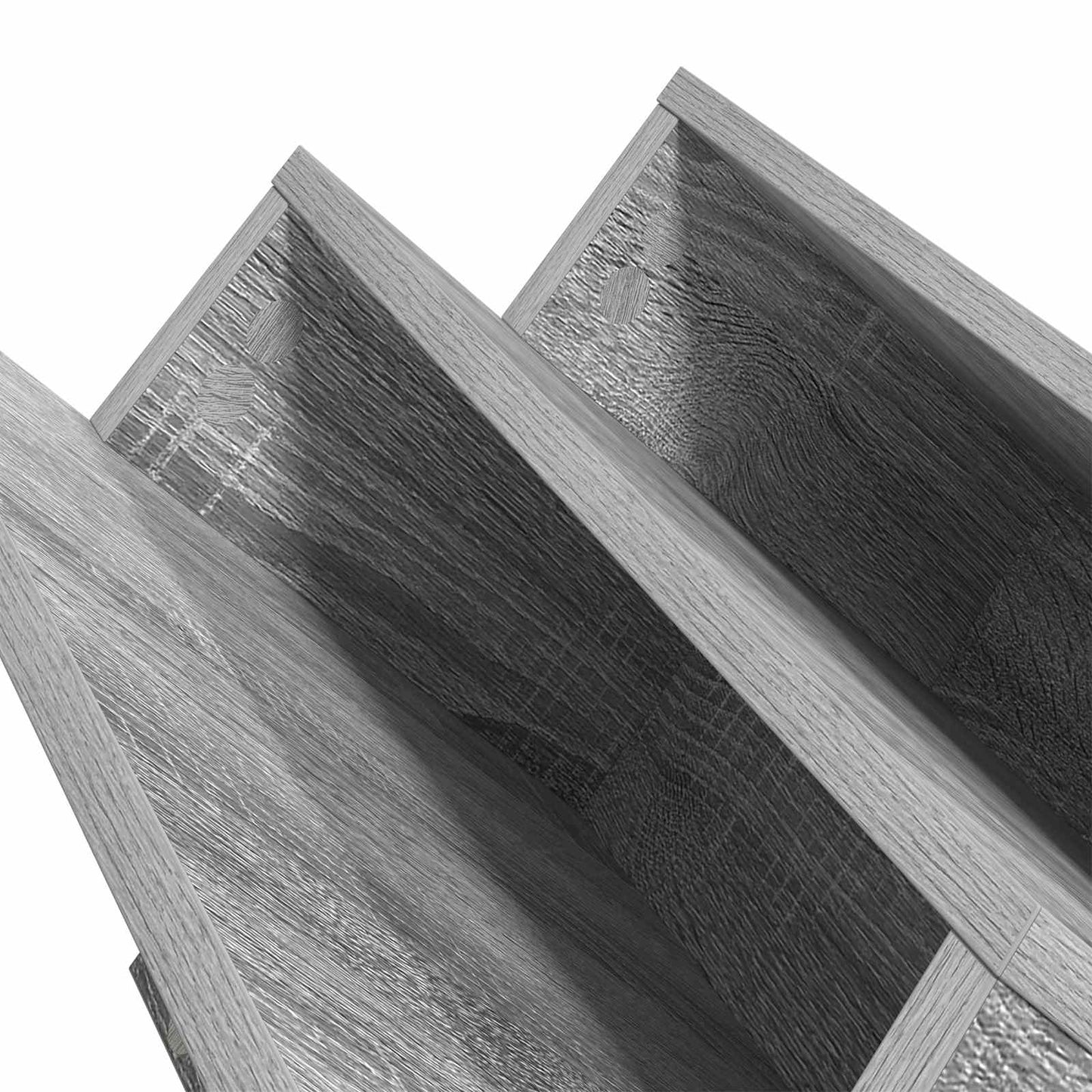 Magazine Rack Grey Sonoma 90 x 53 x 28.5 cm Engineered Wood