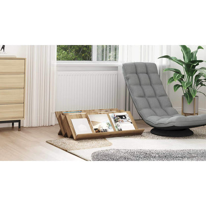 Magazine Rack Artisan Oak 90 x 53 x 28.5 cm Engineered Wood