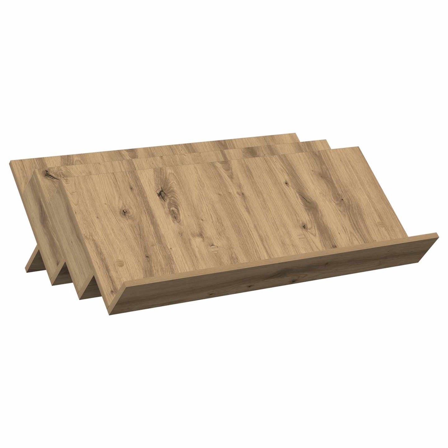 Magazine Rack Artisan Oak 90 x 53 x 28.5 cm Engineered Wood