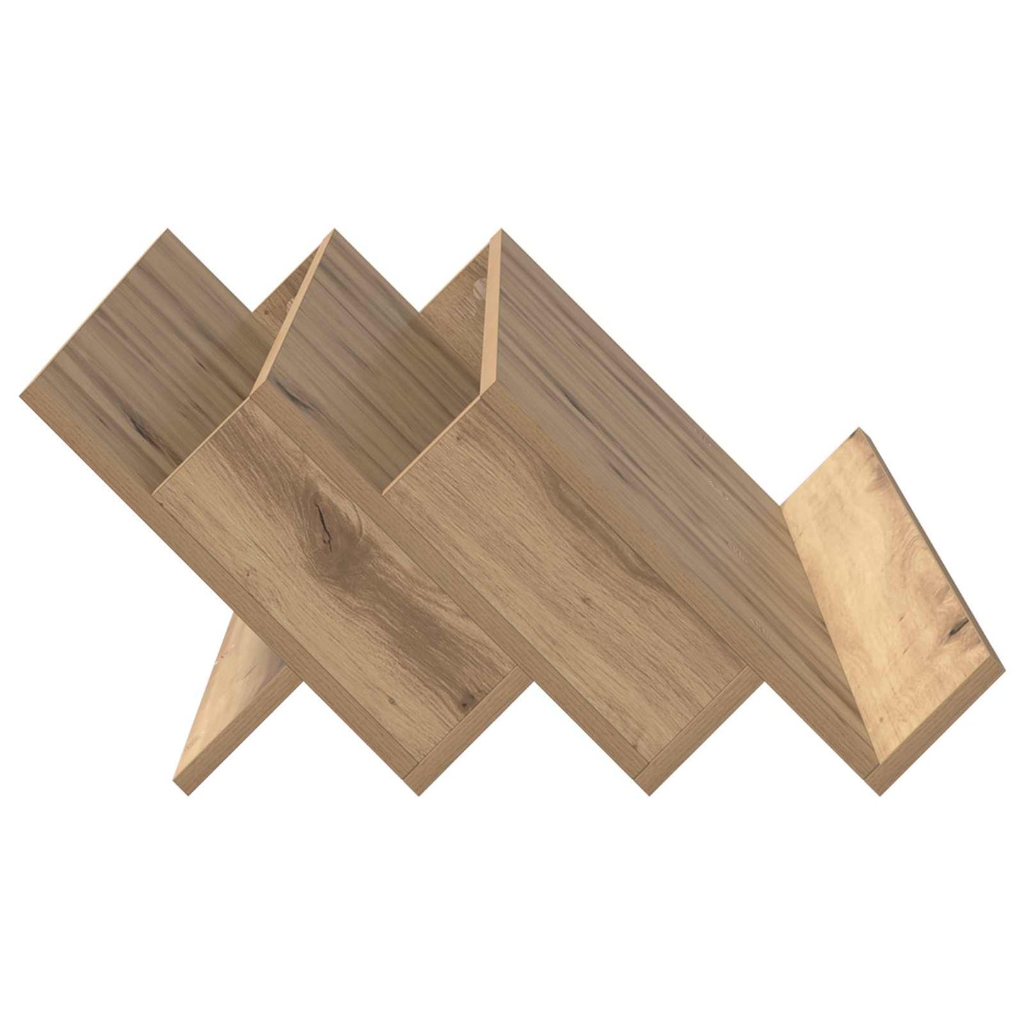 Magazine Rack Artisan Oak 90 x 53 x 28.5 cm Engineered Wood