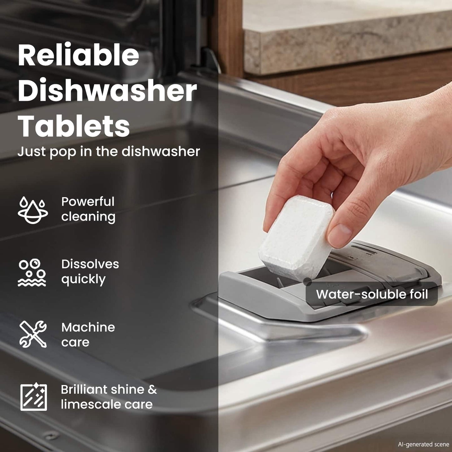 Dishwasher Tablets White