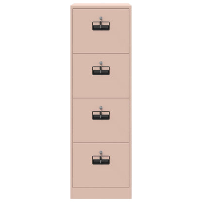 File Cabinet 2 pcs Pink 44 x 50 x 139 cm Cold-Rolled Steel