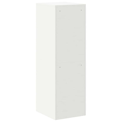 File Cabinet 2 pcs White 44 x 50 x 139 cm Cold-Rolled Steel