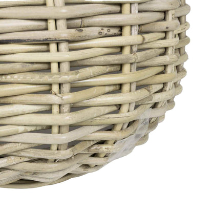Planter Basket GENDT 2 pcs Natural Grey Kubu Rattan