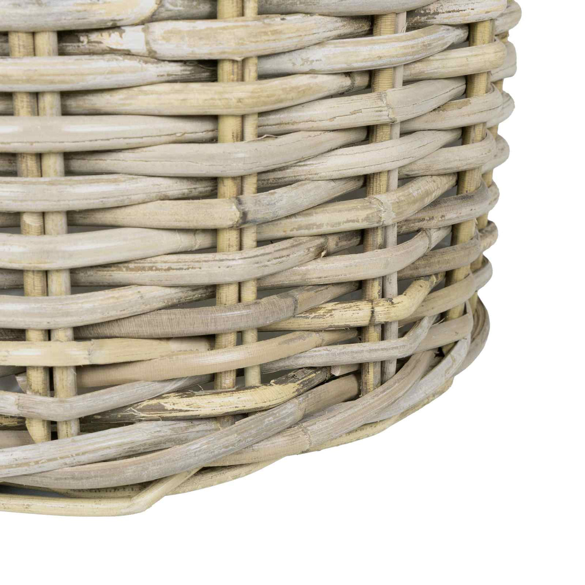 Planter Basket GENDT 3 pcs Natural Grey Kubu Rattan
