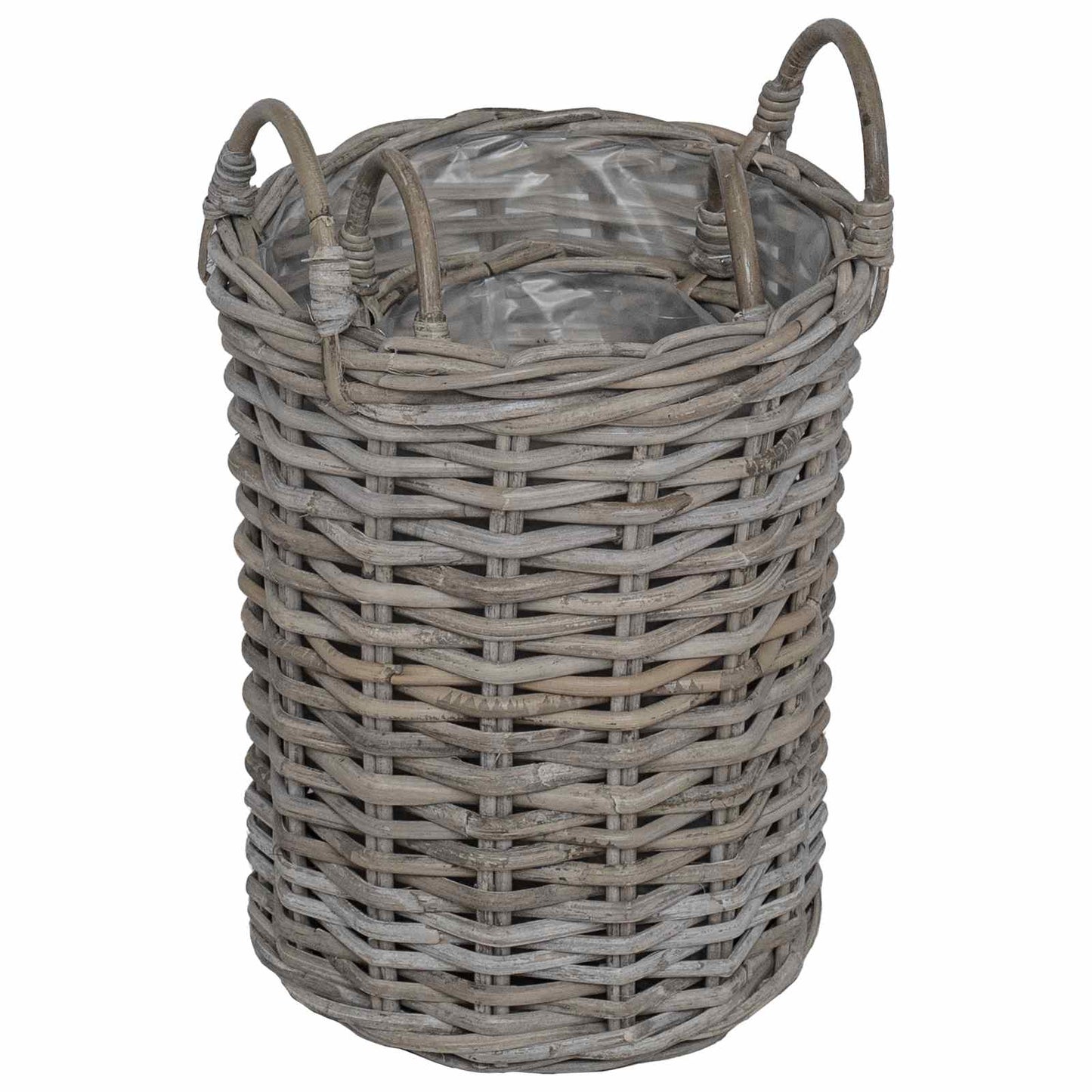 Planter Basket with Storage 2 pcs Grey