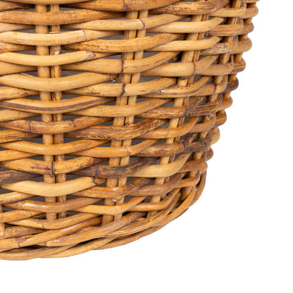 Planter Basket GENDT 2 pcs Natural Brown Kubu Rattan