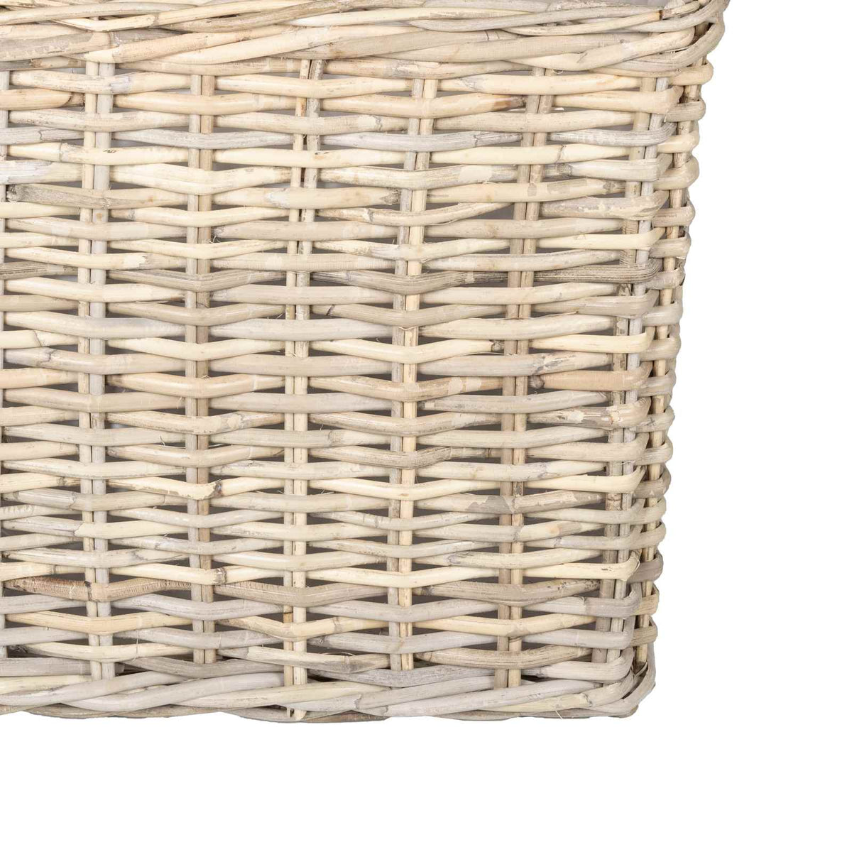 Planter Basket GENDT 2 pcs Natural Grey Kubu Rattan