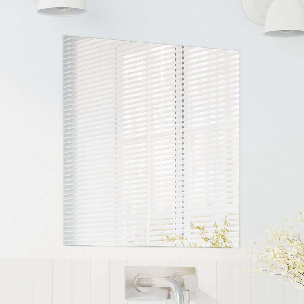Wall Mirror Square 50 x 50 cm Tempered Glass