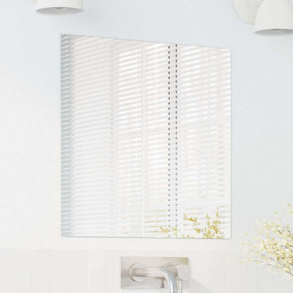 Wall Mirror Square 50 x 50 cm Tempered Glass