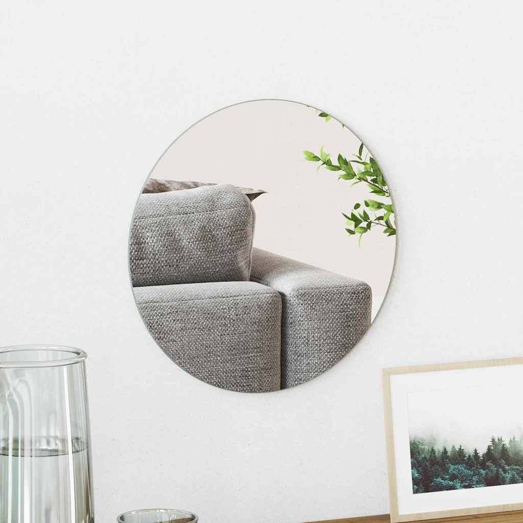 Wall Mirror Round Ø 30 cm Tempered Glass