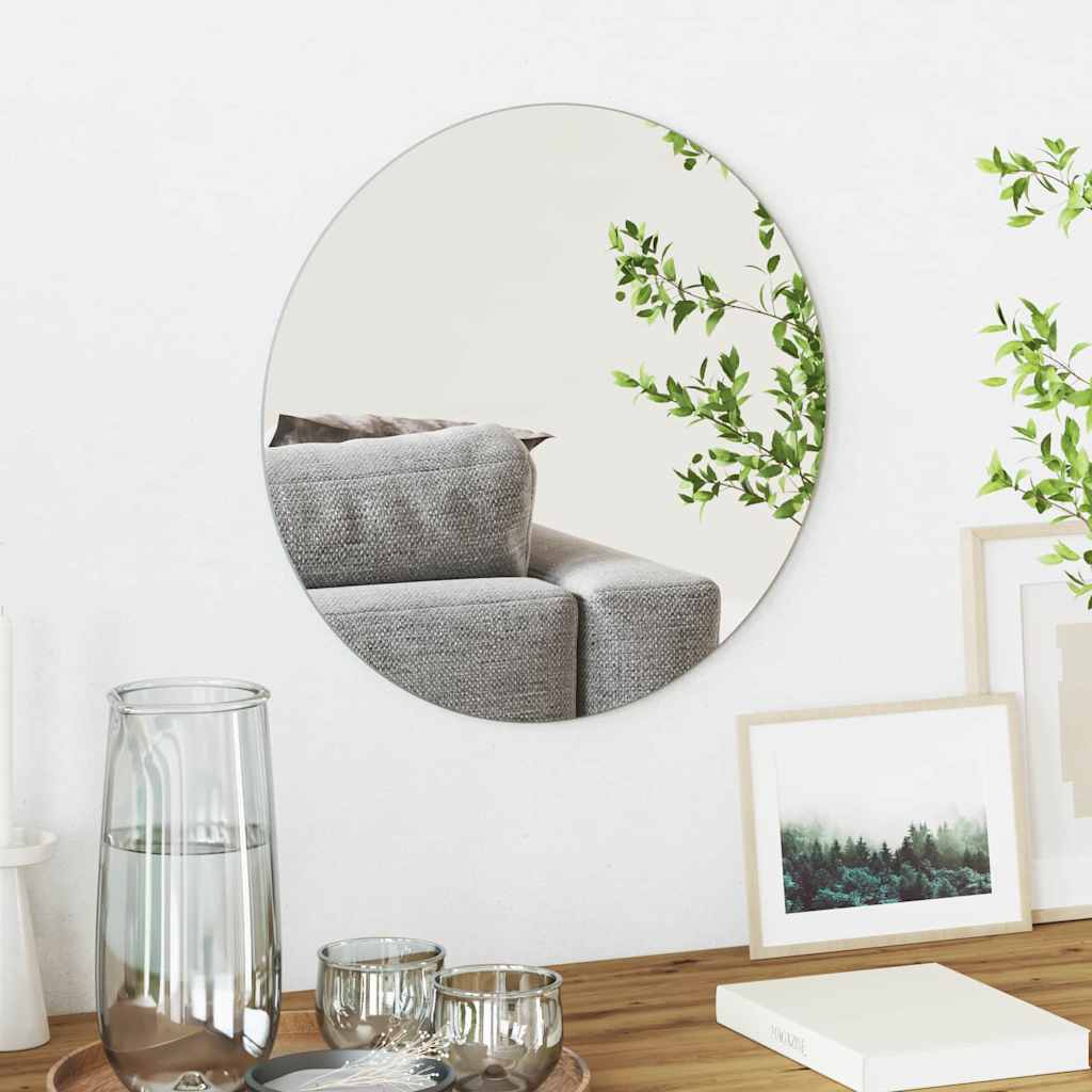 Wall Mirror Round Ø 40 cm Tempered Glass