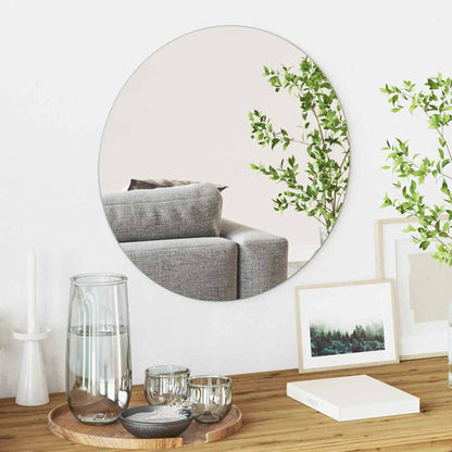 Wall Mirror Round Ø 50 cm Tempered Glass