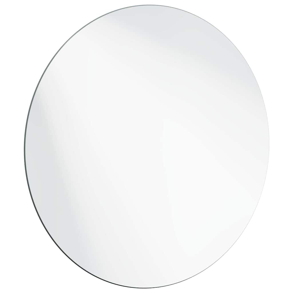 Wall Mirror Round Ø 70 cm Tempered Glass