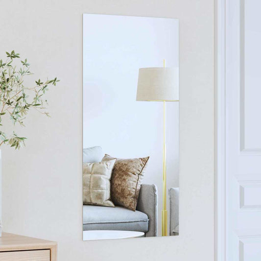 Wall Mirror Rectangular 40 x 80 cm Tempered Glass