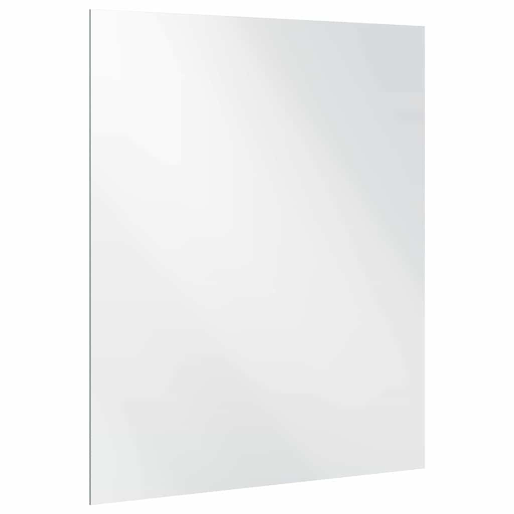 Wall Mirror Rectangular 50 x 60 cm Tempered Glass
