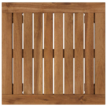 Coffee Table Natural 40 x 40.5 x 36 cm Solid Acacia Wood