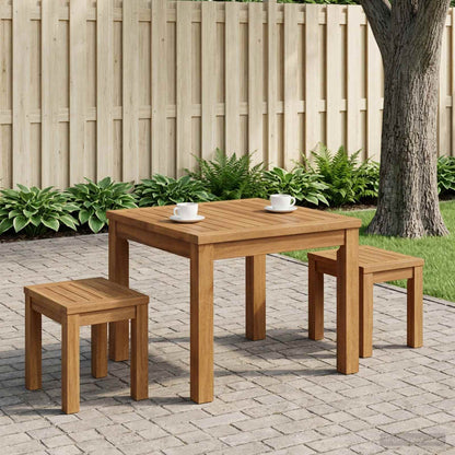 Coffee Table Natural 50 x 48.5 x 36 cm Solid Acacia Wood