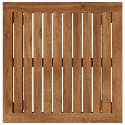 Coffee Table Natural 50 x 48.5 x 36 cm Solid Acacia Wood