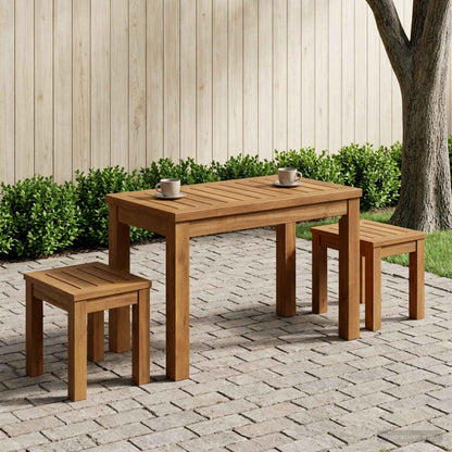Coffee Table Natural 60.5 x 30 x 36 cm Solid Acacia Wood